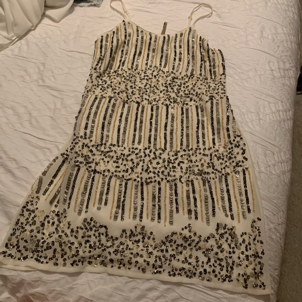Beaded Shift Dress